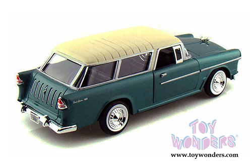 Showcasts Collectibles - Chevrolet Belair Nomad Hard Top  (1955, 1/24 scale diecast model car, Green) 73248AC/GN