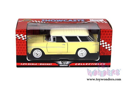 Showcasts Collectibles - Chevy Bel Air Nomad Hard Top (1955, 1/24 scale diecast model car, Yellow) 73248