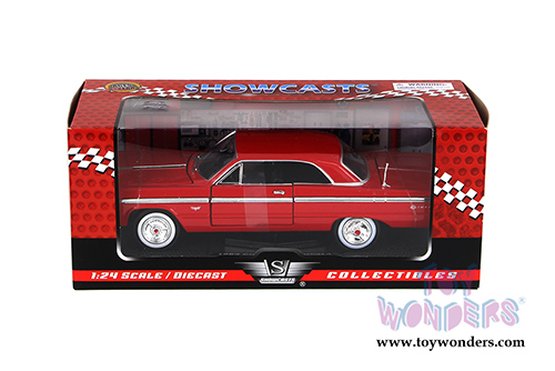 Showcasts Collectibles - Chevy Impala Hard Top (1964, 1/24 scale diecast model car, Red) 73259AC/R