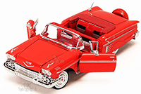 Showcasts Collectibles - Chevy Impala Convertible (1958, 1/24 scale diecast model car, Asstd.) 73267/16D