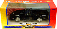 Showcasts - Chevy Corvette Convertible (1986, 1/24 scale diecast model car, Black) 73298