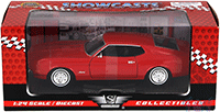 Show product details for Showcasts Collectibles - Ford Mustang Sportsroof Hard Top (1971, 1/24 scale diecast model car, Red) 73327