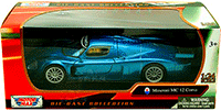 Motormax - Maserati MC 12 Corsa Hard Top (1/24 scale diecast model car, Blue) 73360