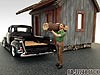 Show product details for American Diorama Figurine - Logger Jack Figure (1/24 scale, Green) 77748