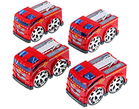 Show product details for Showcasts Collectibles - Super Engine Rescue Racer | Fire Engine (4" diecast model car, Red) 78401D