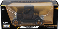 Show product details for Motormax Platinum Collection - Ford Model T Runabout (1925, 1/24 scale diecast model car, Brown) 79317PTM
