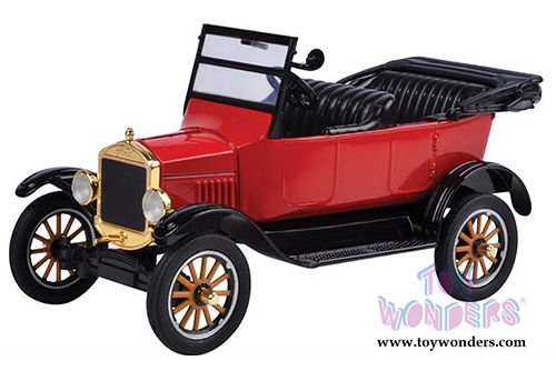 Motormax Platinum Collection - Ford Model T Touring Convertible (1925, 1/24 scale diecast model car, Red) 79328PTM