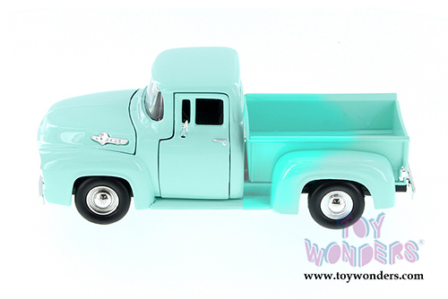 Showcasts Collectibles - Ford F-100 Pick Up Truck (1955, 1/24 scale diecast model car, Green) 79341AC/GN