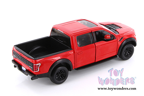 Showcasts Collectibles - Ford F-150 Raptor Pickup (2017, 1/27 scale diecast model car, Asstd.) 79344/16D
