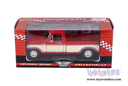 Showcasts Collectibles - Ford F-150 Custom Pickup (1979, 1/24 scale diecast model car, Red) 79346AC/R