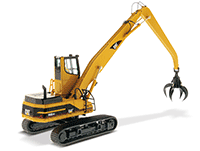 Diecast Masters - Caterpillar 345B Series II Material Handler with Work Tools - Core Classics Series (1/50 scale diecast model car, Yellow) 85080