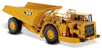 Show product details for Diecast Masters - Caterpillar AD45B Underground Articulated Truck Tractor - Core Classics Series (1/50 scale diecast model car, Yellow) 85191