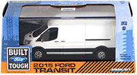 Show product details for Greenlight - Ford Transit (V363) Cargo Van (2015, 1/43 scale diecast model car, White) 86039
