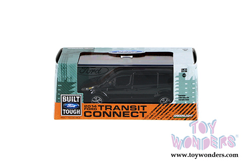 Greenlight - Ford Transit Connect Minivan (2014, 1/43 scale diecast model car, Black) 86045