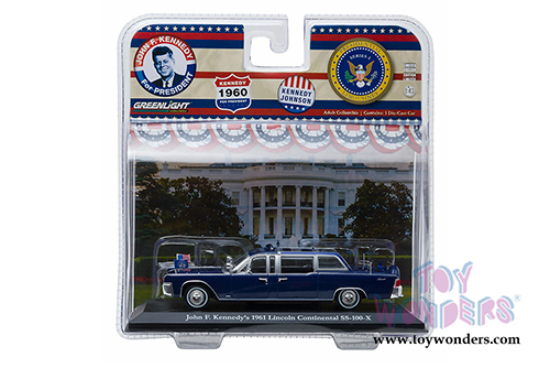 Greenlight Presidential Limos - Presidential Limos Assortment Series 2 (1961, 1972, 2009, 1/43 scale diecast model car, Asstd.) 86120