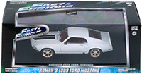 Show product details for Greenlight Fast & Furious - Roman's Ford Mustang Custom "Anvil Halo" Fast and Furious 6 Movie Hard Top (1969, 1/43 scale diecast model car, White) 86236