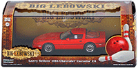Show product details for Greenlight Hollywood - The Big Lebowski | Little Larry Seller's Chevrolet Corvette C4 Hard Top (1985, 1/43 scale diecast model car, Red) 86497