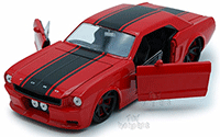 Show product details for Jada Toys Bigtime Muscle - Ford Mustang Hard Top (1965, 1/24 scale diecast model car, Asstd.) 90545WS