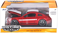 Show product details for Jada Toys Bigtime Muscle - Ford Mustang GT Hard Top (2006, 1/24 scale diecast model car, Asstd.) 90658YV