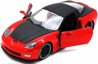 Show product details for Jada Toys Bigtime Muscle - Chevy Corvette Z06 Hard Top (2006, 1/24 scale diecast model car, Asstd.) 91184XO