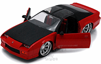 Jada Toys Bigtime Muscle - Chevy Camaro w/ Removable T-Top (1985, 1/24 scale diecast model car, Asstd.) 91444XW
