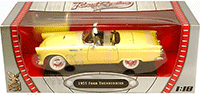 Yatming - Ford Thunderbird Convertible w/ Removable Bonnet (1955, 1/18 scale diecast model car, Yellow) 92068YL