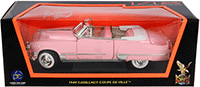 Lucky Road Signature - Cadillac Coupe DeVille Convertible (1949, 1/18 scale diecast model car, Pink) 92308PK/12
