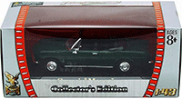Show product details for Yatming Road Signature - Chevrolet Corvair Monza Convertible (1969, 1/43 scale diecast model car, Green) 94241