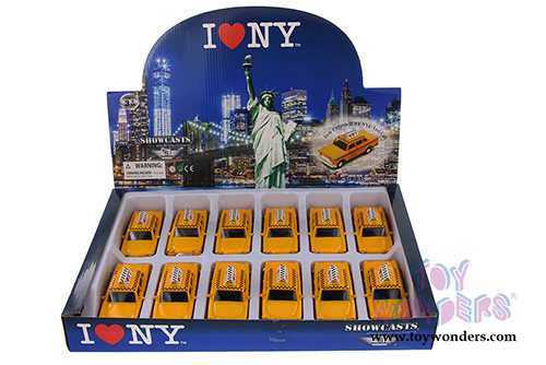 Showcasts Collectibles - I Love New York Yellow Taxi Cab (4.5") 9589D-ILNY