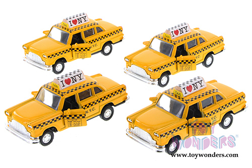 Showcasts Collectibles - I Love New York Yellow Taxi Cab (4.5") 9589D-ILNY