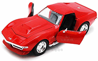 Jada Toys Bigtime Muscle - Chevy Corvette Stingray ZL-1 Hard Top (1969, 1/24 scale diecast model car, Asstd.) 96887KE