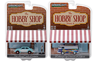 Show product details for Greenlight - The Hobby Shop Series 4 (1/64 scale diecast model car, Asstd.) 97040/48