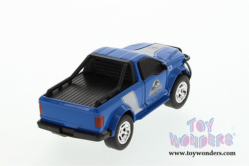 Jada Toys Jurassic World - Rescue Truck (1/43 scale diecast model car, Blue) 97078