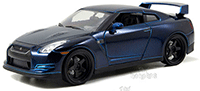 Jada Toys Fast & Furious - Brian's Nissan GT-R Hard Top (2009, 1/24 scale diecast model car, Blue) 97082