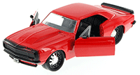 Show product details for Jada Toys Bigtime Muscle - Chevy Camaro Hard Top (1967, 1/24 scale diecast model car, Asstd.) 97171YU