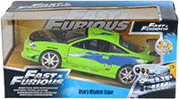 Show product details for Jada Toys Fast & Furious - Brian's Mitsubishi Eclipse Hard Top (1995, 1/24 scale diecast model car, Lime Green) 97603WA1