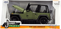 Show product details for Jada Toys Just Trucks - Jeep Wrangler (1992, 1/24 scale diecast model car, Asstd.) 98081WA1
