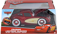 Show product details for Jada Toys - Disney Pixar CARS | Cruising Lightning McQueen (1/24 diecast model toy, Red) 98101