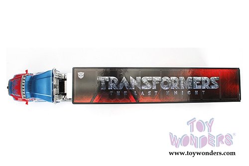 Jada Toys - Metals Die Cast | TRANSFORMERS 5 Optimus Prime® Hauler Western Star 5700 XE (1/64, diecast model car, Blue w/Red) 98193