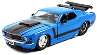 Show product details for Jada Toys Bigtime Muscle - Ford Mustang Boss 429 Hard Top (1970, 1/24 scale diecast model car, Asstd.) 98204DP1