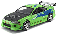 Show product details for Jada Toys Fast & Furious - Brian's Mitsubishi Eclipse Hard Top (1995, 1/24 scale diecast model car, Lime Green) 98205DP1