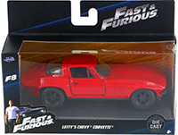 Show product details for Jada Toys Fast & Furious - Letty's Chevrolet Corvette F8 "The Fate of the Furious" Movie (1/32 scale diecast model car, Red) 98306