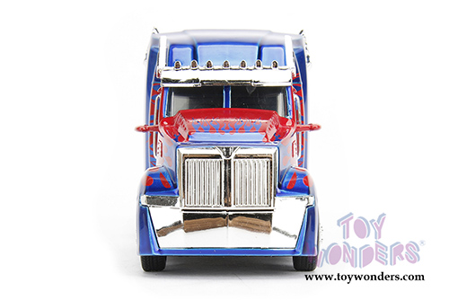 Jada Toys - Metals Die Cast | TRANSFORMERS 5 Optimus Prime® (1/32, diecast model car, Blue w/Red) 98398