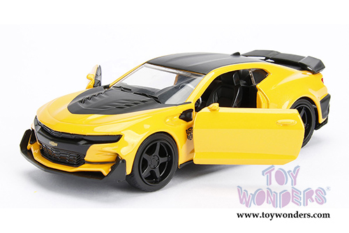 Jada Toys - Metals Die Cast | TRANSFORMERS 5 Chevy® Camaro® Bumblebee® (2016, 1/24, diecast model car, Yellow w/Black) 98399
