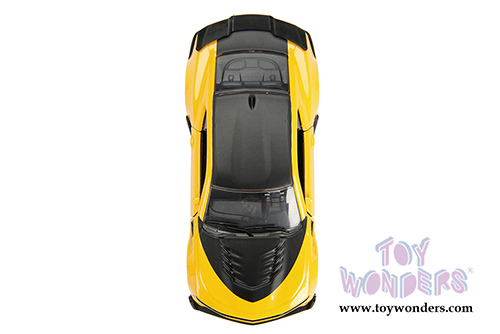 Jada Toys - Metals Die Cast | TRANSFORMERS 5 Chevy® Camaro® Bumblebee® (2016, 1/24, diecast model car, Yellow w/Black) 98399