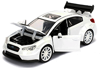 Show product details for Jada Toys Fast & Furious - Mr. Little Nobody's Subaru WRX STI Fast & Furious F8 "The Fate of the Furious" Movie (1/24 scale diecast model car, Glossy White) 98435