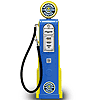 Yatming - Digital Gas Pump Oldsmobile Service (1/18 scale diecast model, Blue) 98701