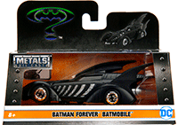 Show product details for Jada Toys - Metals Die Cast | 1995 Batman Forever™ Batmobile™ (1/32, diecast model car, Black) 98717