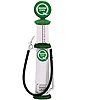 Show product details for Yatming - Cylinder Gas Pump Quaker State (1/18 scale diecast model, White) 98802