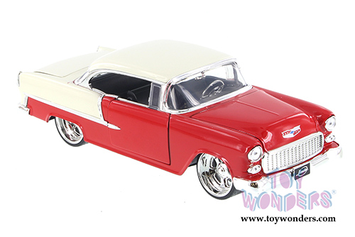 Jada Toys - Metals Die Cast | Bigtime Muscles Chevy® Bel Air® Hard Top (1955, 1/24 scale diecast model car, Asstd.) 98939D